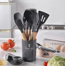 Kit Colheres de silicone para cozinha