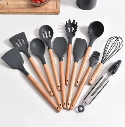 Kit Colheres de silicone para cozinha