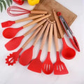 Kit Colheres de silicone para cozinha